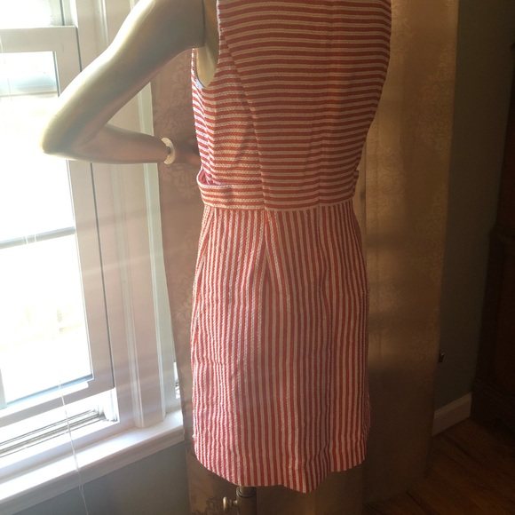 Banana Republic- Orange and White Dress - Picture 5 of 8